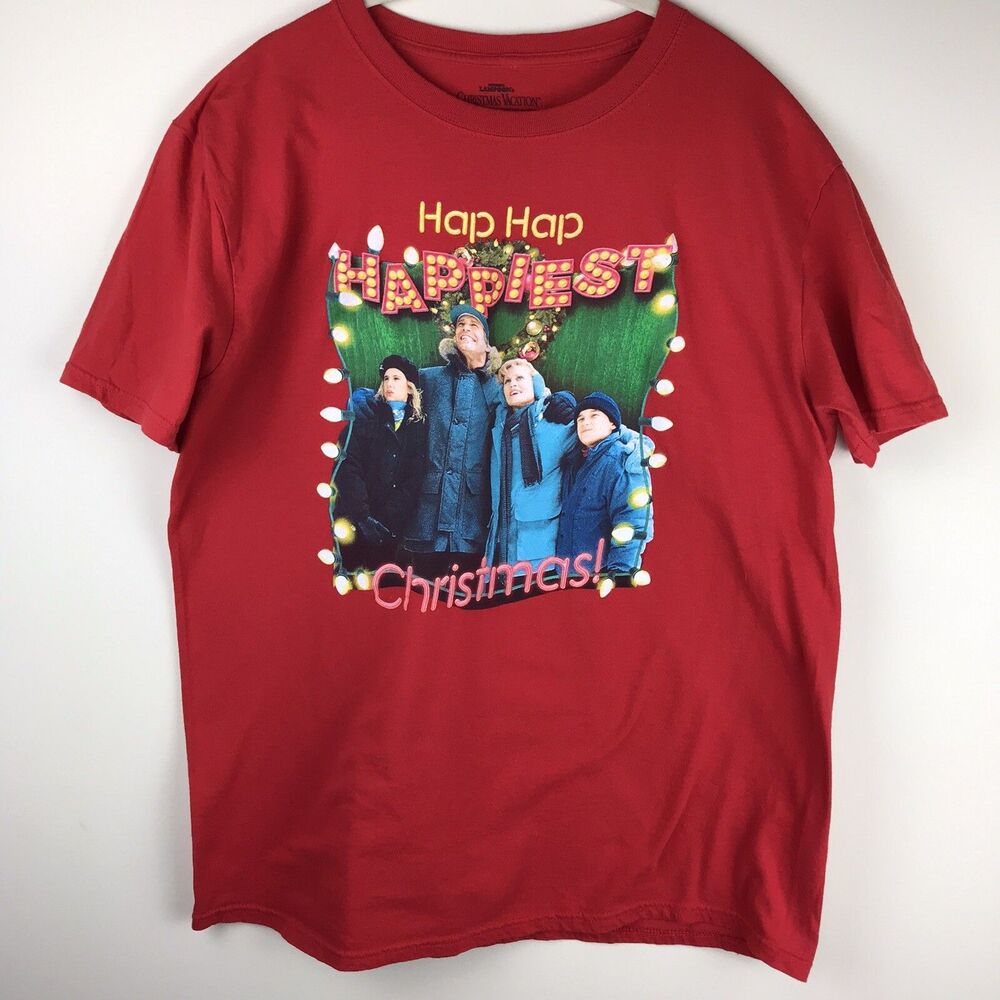 National Lampoons Griswold Christmas Vacation 'Hap Hap Happiest Christmas' Sz Lg
